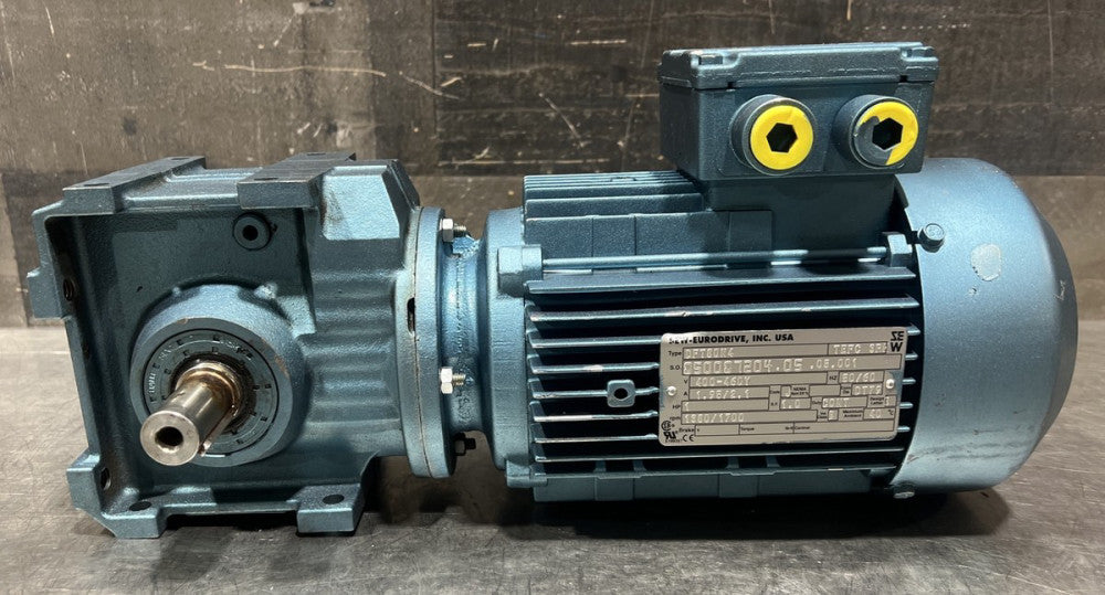 SEW-EURODRIVE Type DFT80N4 Motor With S37DT80N4 Gear Box Nos Surplus