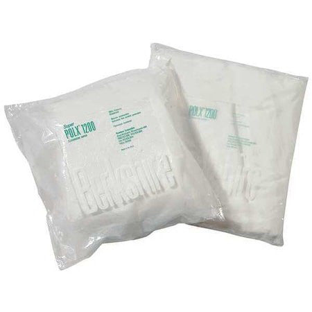 Berkshire S1200.0909.8 Dry Wipe, White, Polyester, 1 Pk, 150 Wipes, 9 In X 9
