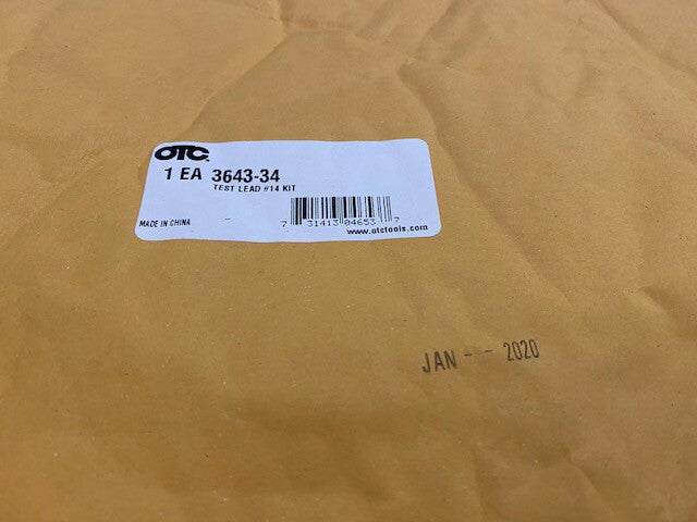 OTC 3643-34 TEST LEAD KIT, #14 (NEW)
