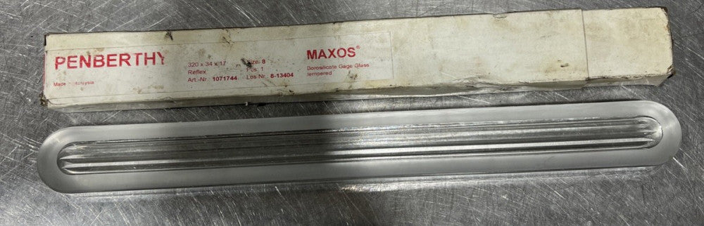 Maxos 1071714 Safety Sight Glass Nos Surplus