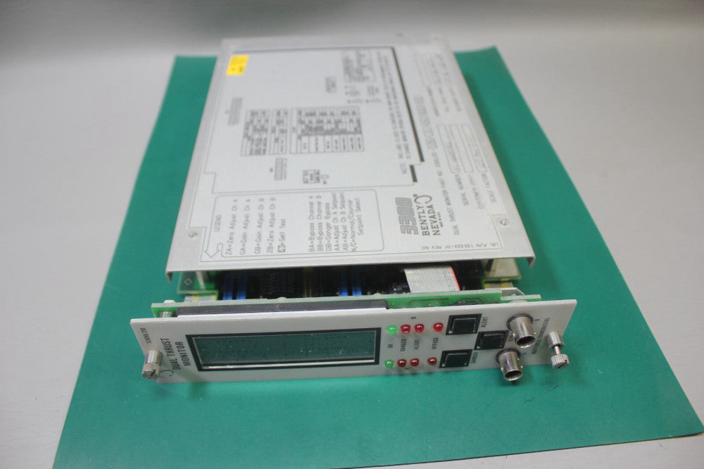 BENTLY NEVADA DUAL THRUST MONITOR BOARD 3300/20 03-01-01-00-00