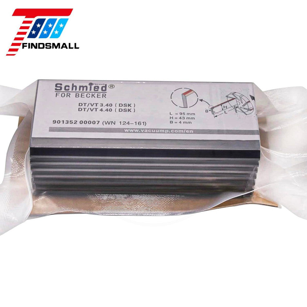 7Pcs Carbon Vanes WN124-161 90135200007 for Becker DT/T/VT3.40/4.40 T3.41DSK
