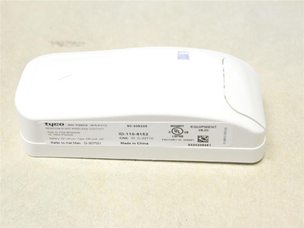 DSC PG9309 PowerG Wireless Commercial Magnetic Contact, Auxiliary Input