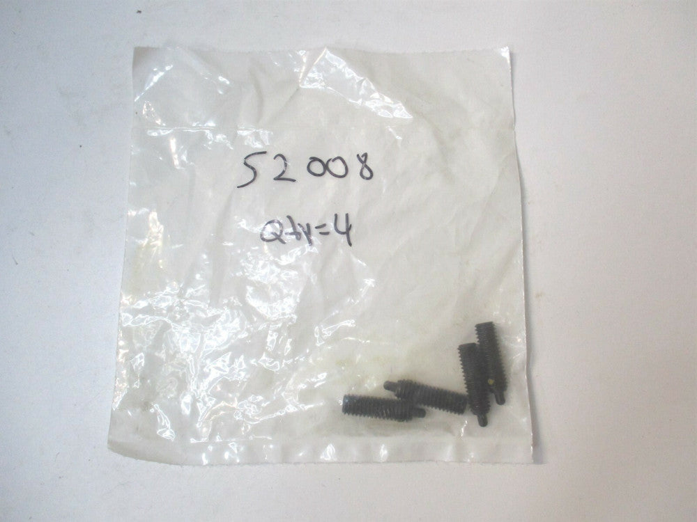 TE-CO (52008) 1" x 3/16" x 1" 5/16-18 Steel Threaded Spring Plunger - Pack of 4