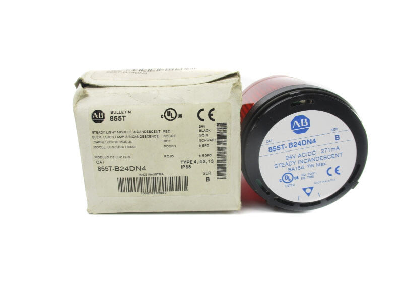 ALLEN BRADLEY 855T-B24DN4 SER. B 24VAC/DC (WH) NSMP