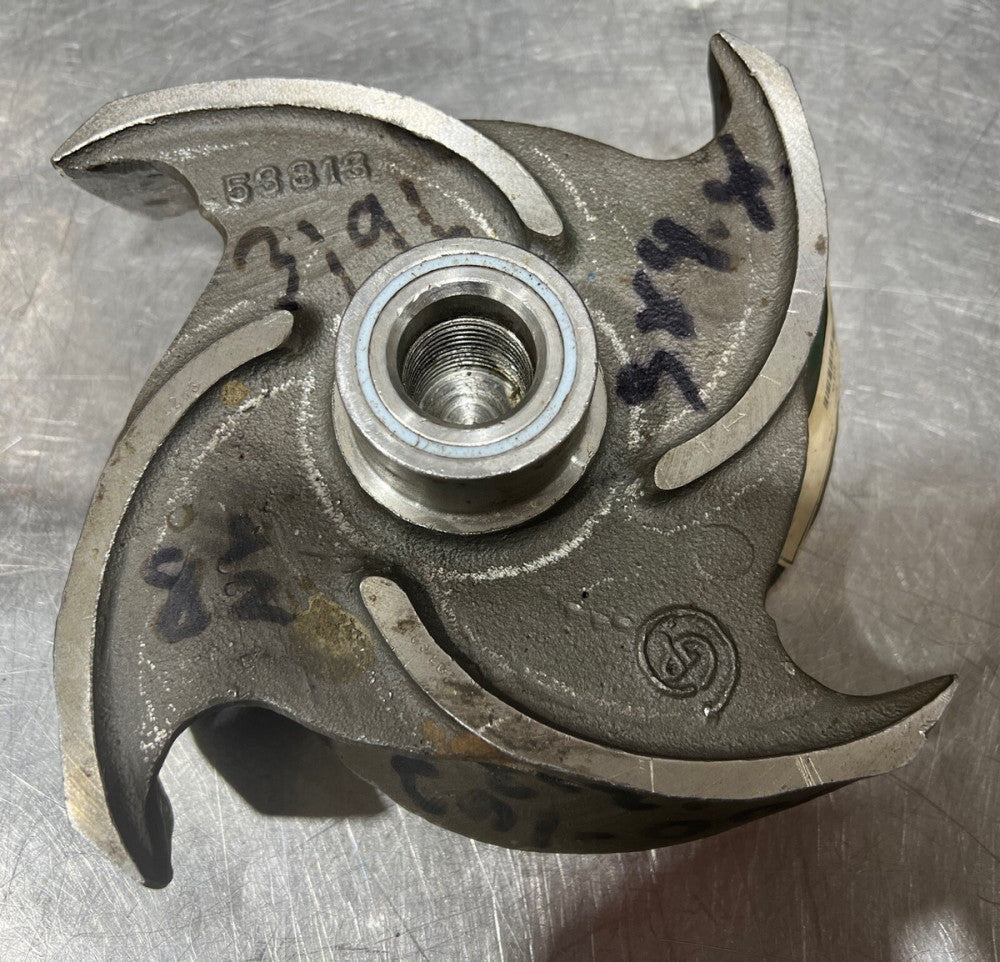 Goulds Pump IMPELLER 53813  Nos Surplus 3x4x8 8.5” Diameter
