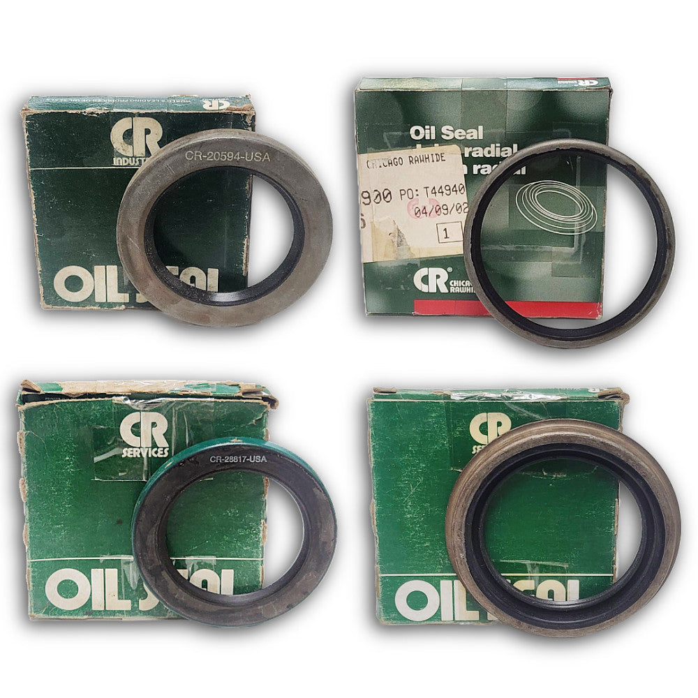 CR OIL SEALS (LOT OF 4) (1) 20594 (1) 29840 (1) 27430 (1) 28817