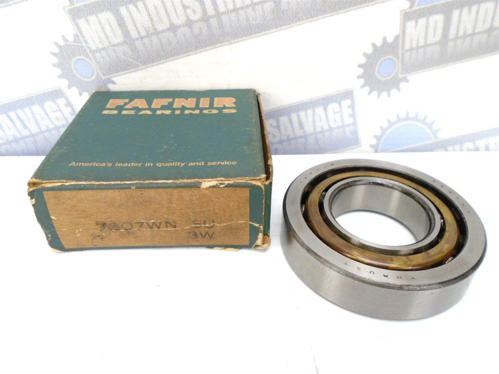 FAFNIR - 7207WN SU Angular Contact Bearing - 40° Angle - 35mm x 72mm x 17mm -NEW
