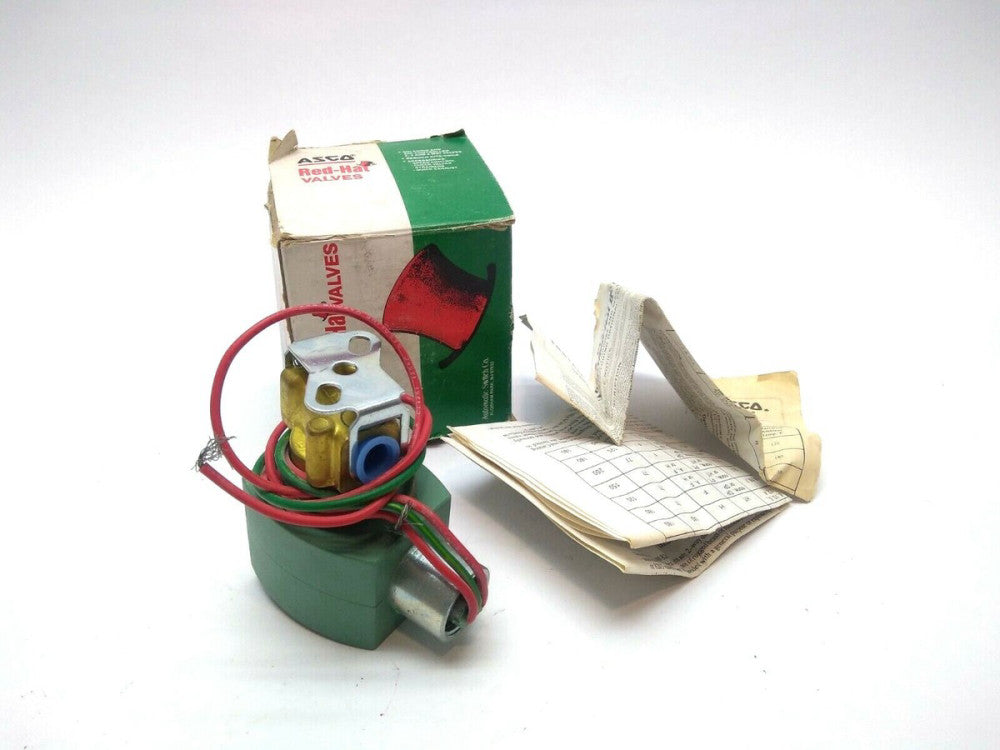 ASCO 8622G202V Red Hat II 240/60, 220/50 1/4 2W NC LO Solenoid Valve 8262C202V