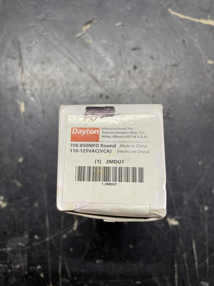 New Old Stock! Dayton 2MDU7 Motor Start Capacitor 110-125V