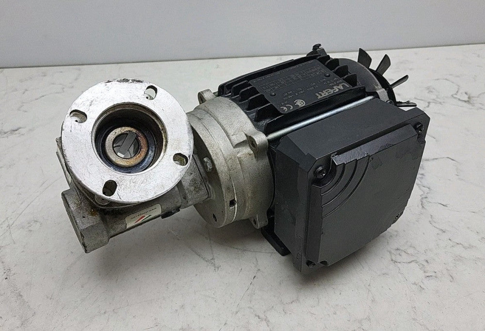 Lafert ST56S4 .09kW .12Hp Electric Motor w/ Bologna RMI28 FL 1/7 57B140 Gearbox 