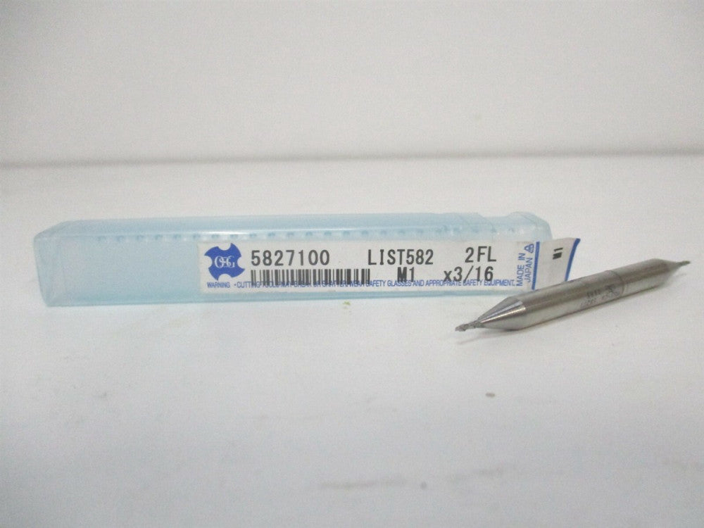 OSG (5827100) 1mm x 3/32" x 3/16" x 2-1/4" OAL 2F DE Cobalt Square End Mill 
