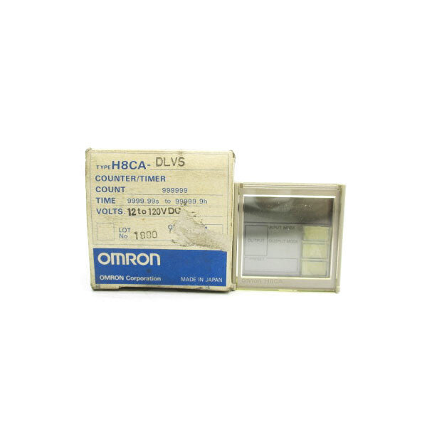 OMRON H8CA-DLVS 12-120VDC 9999.99S-99999.9H NSMP