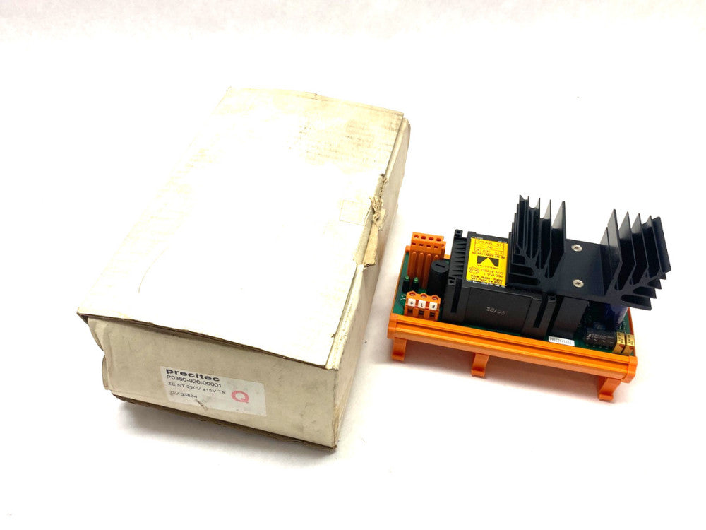 Precitec P0360-920-00001 Power Supply DIN Rail Mount ZE NT 220V ±15V TS