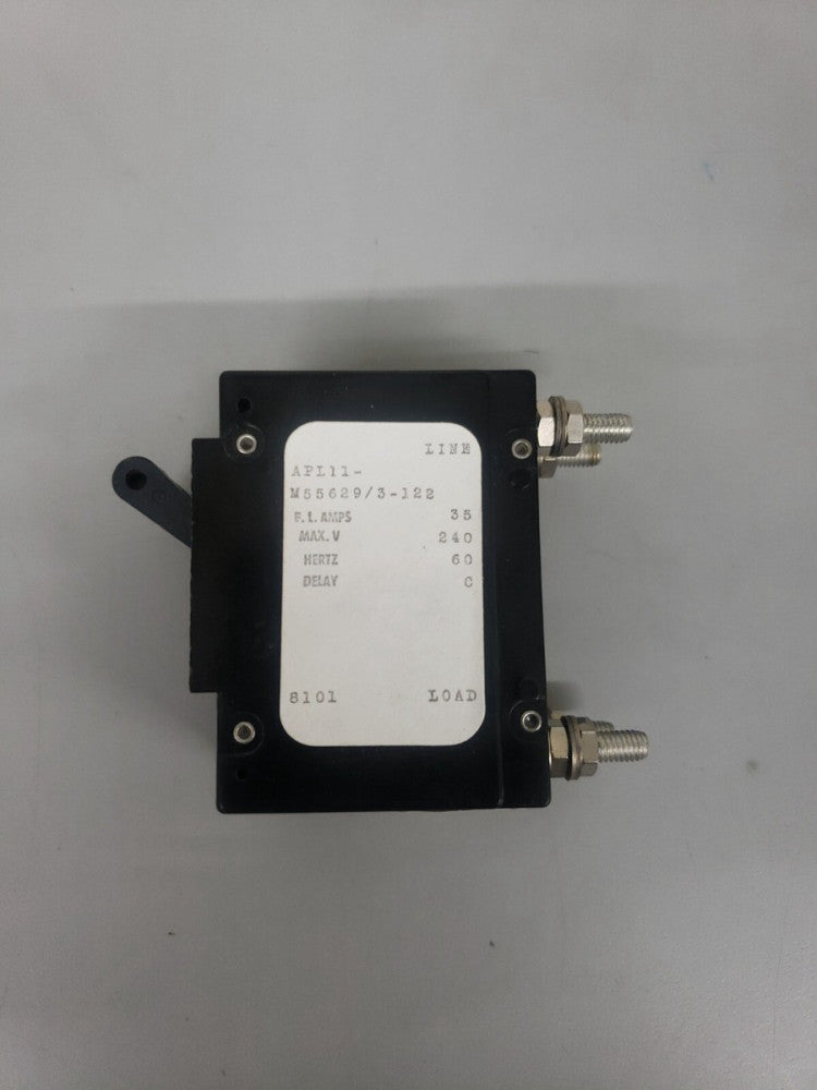 AIRPAX APL11-M55629/3-122 CIRCUIT BREAKER F.L. AMPS  35A