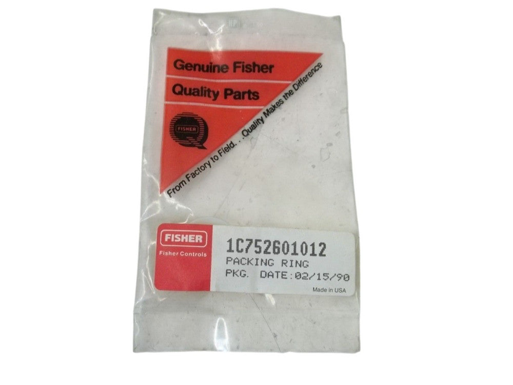 LOT OF 2 FISHER 1C752601012 PACKING RING NSMP