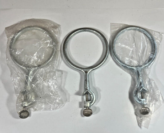 (Lot of 3) GSC International 4-SRC47-10 Support Ring Clamp 4" Diameter