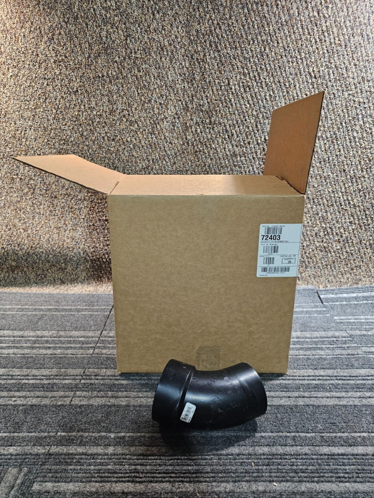 (QTY 20) NIBCO 72403 I5806-2 3 in. ABS DWV 45-Degree Hub x Hub Street Elbow