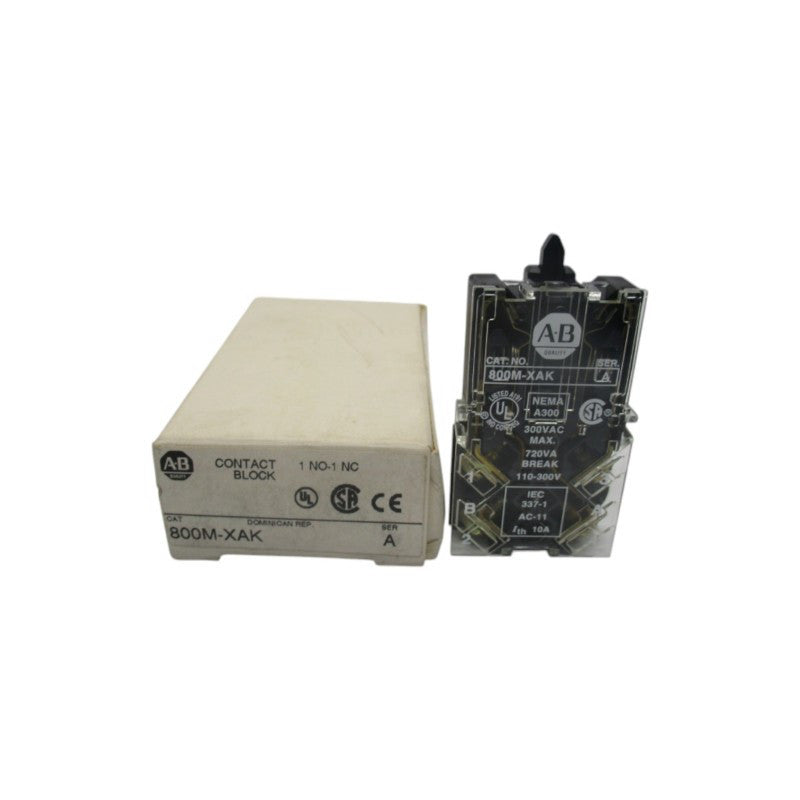 ALLEN BRADLEY 800M-XAK SER.A 110-300VAC (WH) NSMP