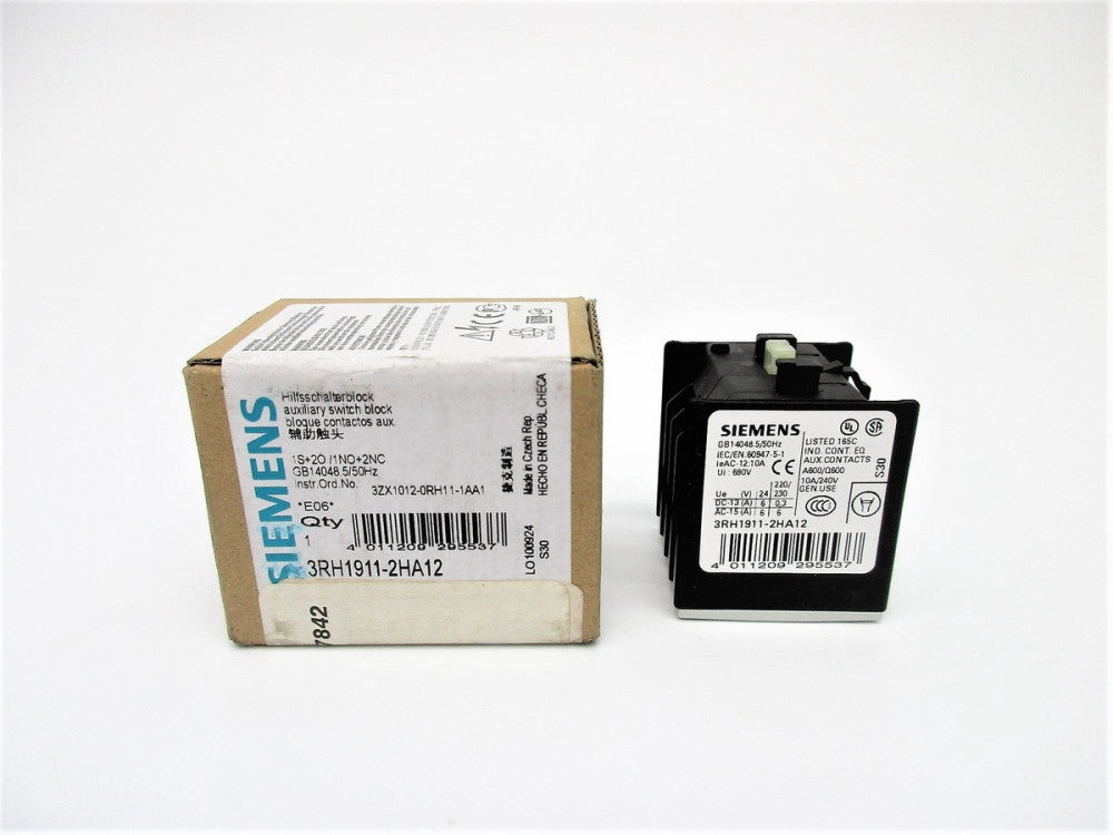 SIEMENS 3RH1911-2HA12 240V 10A NSMP