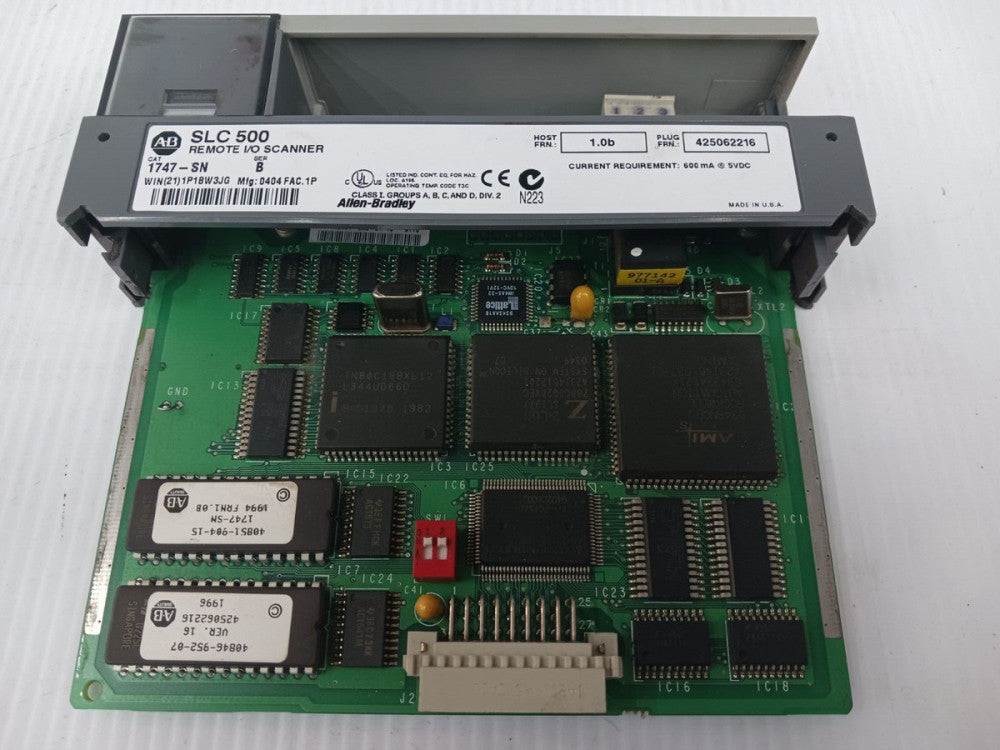 ALLEN BRADLEY SLC 500 REMOTE I/O SCANNER 1747-SN