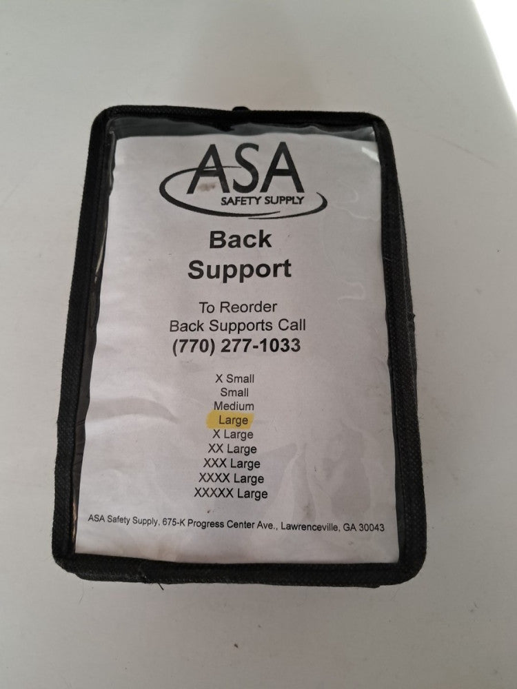 BACK SUPPORT ASA Large 