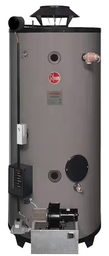 RHEEM GNU100-270 Universal Ultra Low NOx 100 Gal Commerc 270,000 BTU Water Htr