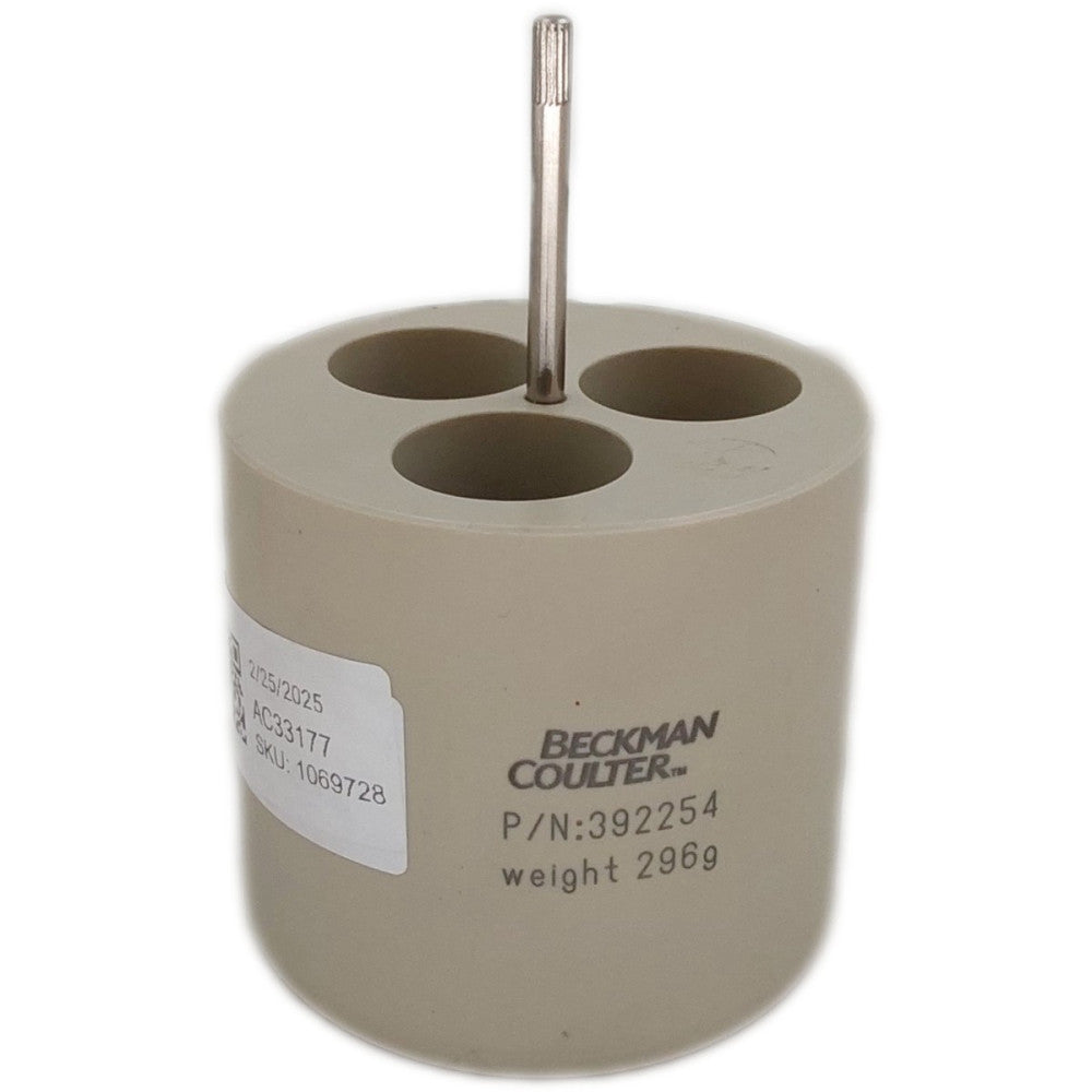 Beckman Coulter  swing centrifuge bucket adapter 296g 392254