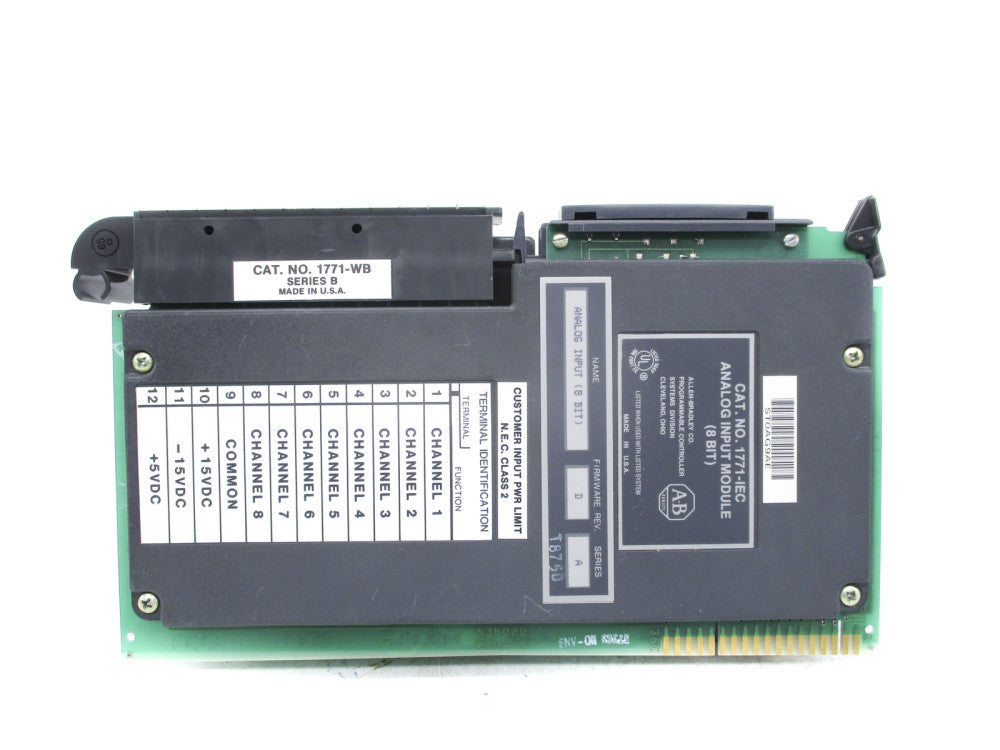 ALLEN BRADLEY 1771-IEC SER. A F/W D NSNP