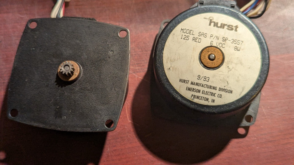 (1) Hurst SAS SP-3557 Stepper Motor 6VDC