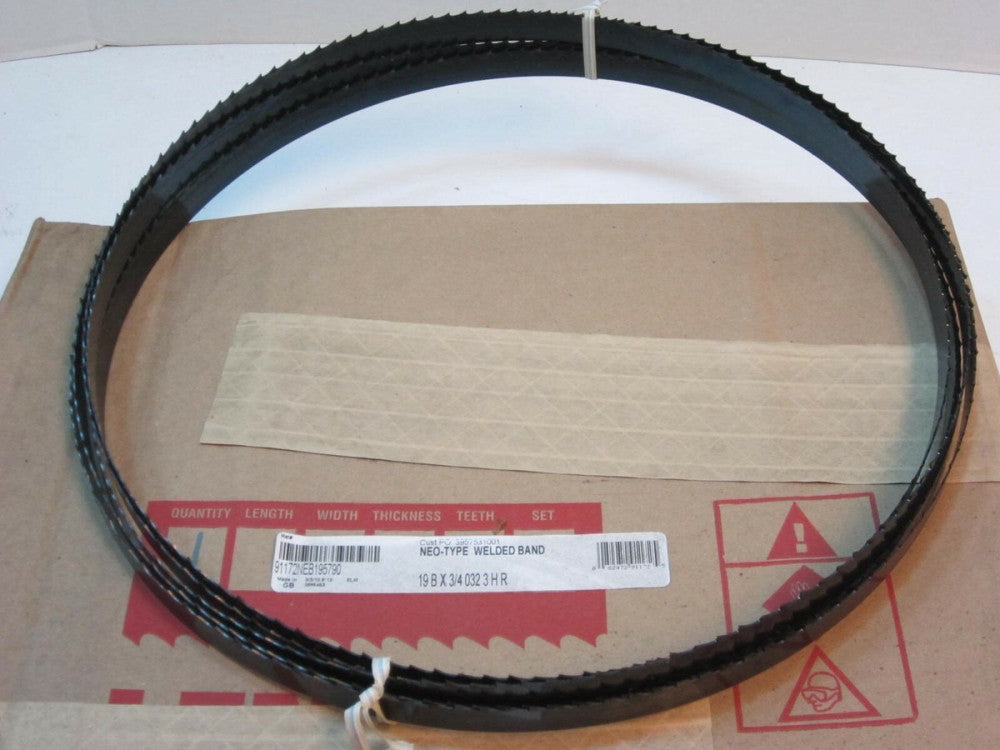 Lenox (91172NEB195790) 19 x 3/4 x .032 x 3Carbon Steel HR Band Saw Blades New