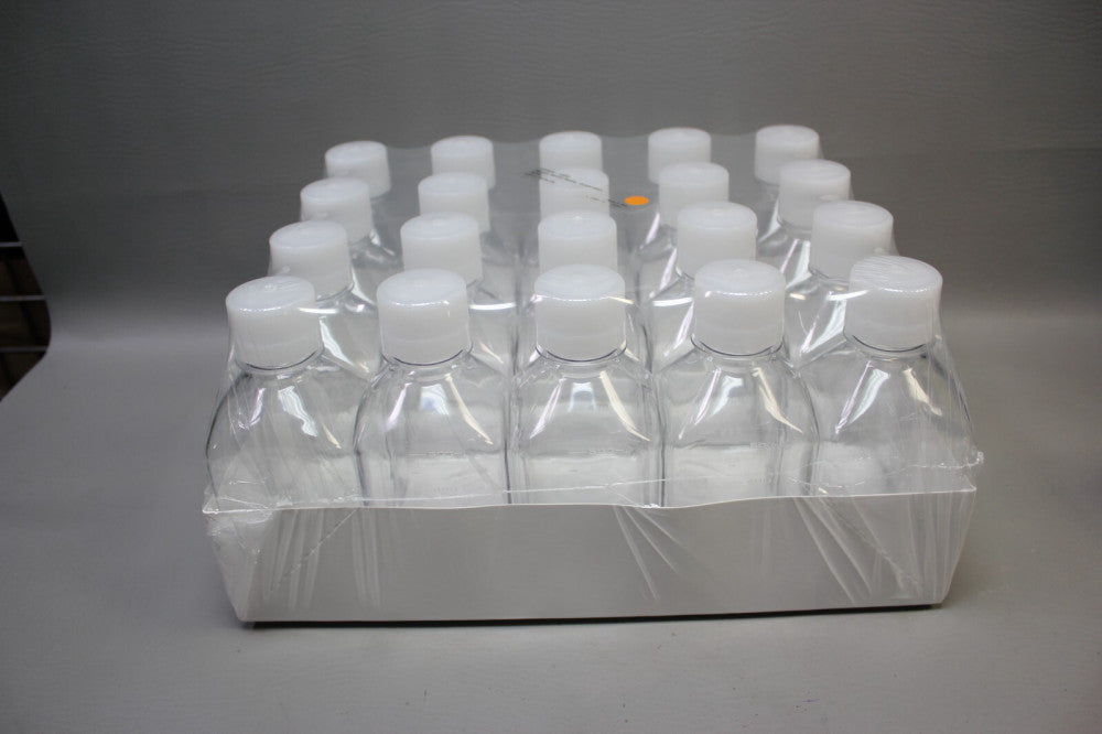 20 NALGENE 500mL Square PETG Graduated Media Storage Bottles 322020-0500