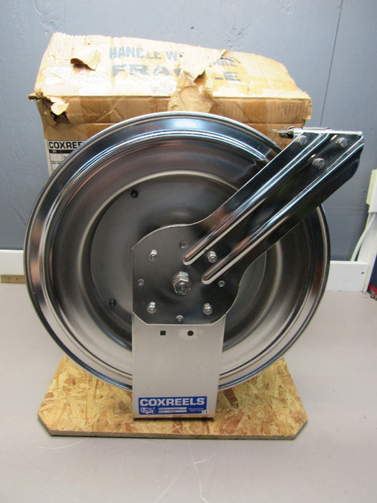 COXREELS SHL-N-525-SS SPRING RETURN HOSE REEL 25ft 300 PSI MAX NIB! MAKE OFFER!