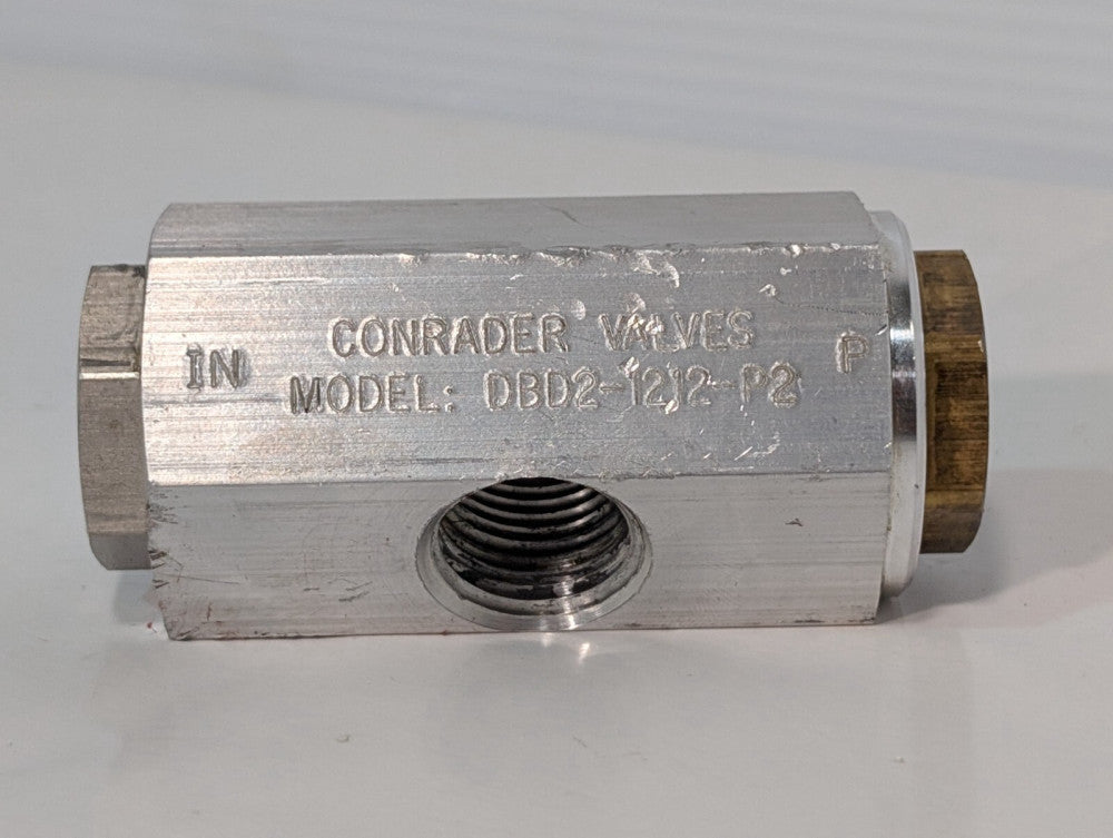 Conrader Valves DBD2-1212-P2 Blow Down Discharge Valve 250PSI