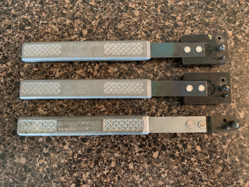3 PIECE ATI NUT PLATE JIGS AT518C AT518ND AT518TA #10 AIRCRAFT AEROSPACE TOOLS 