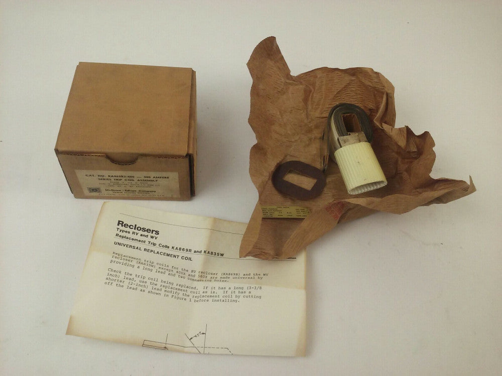 MCGRAW-EDISON COMPANY KA869R2-400 - 400AMP TRIP COIL ASSEMBLY WA-92B-2-400 AMP
