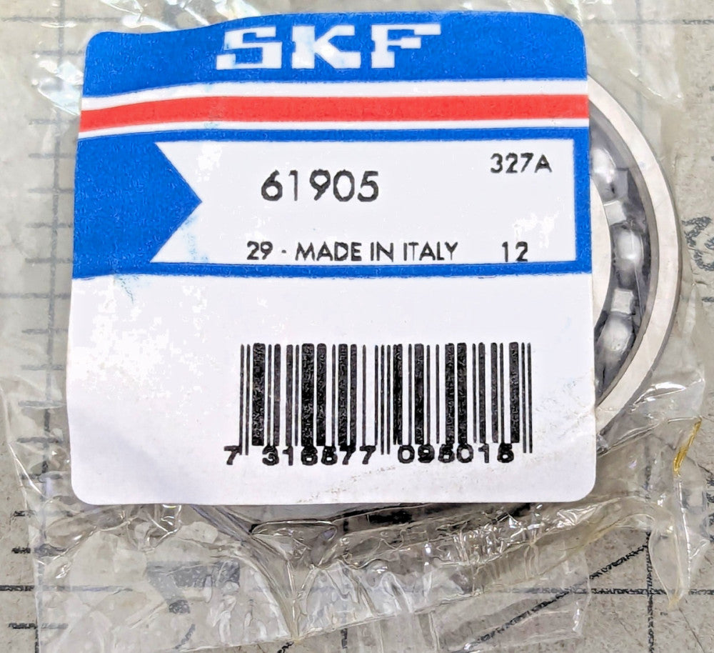 SKF 61905 Open Type Deep Groove Ball Bearing No Seals 25x42x9mm [OF60]