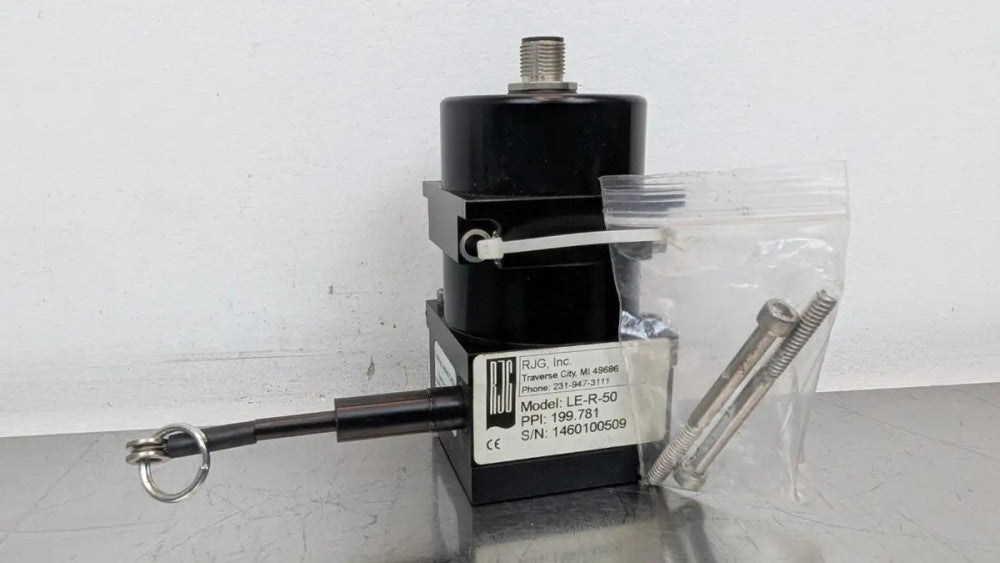 RJG LE-R-50 Stroke/Velocity Sensor 199.781 Rev A 12VDC 65mA