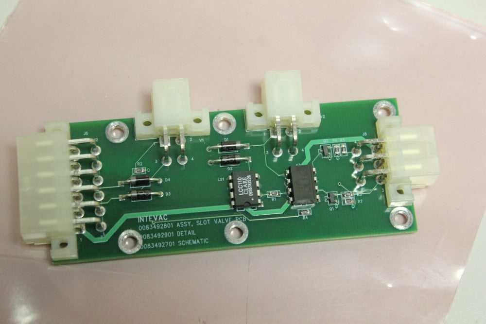  Intevac assy slot valve pcb 0083492801 0083492901  0083492701