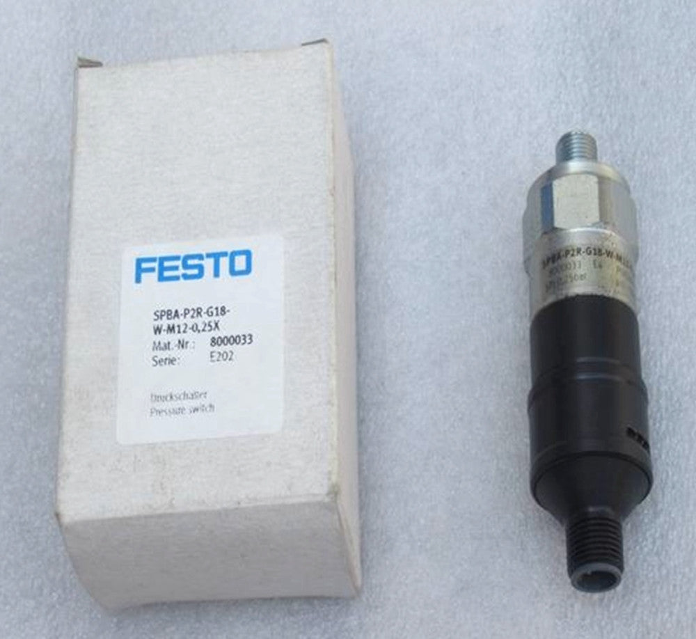 One Brand New FESTO SPBA-P2R-G18-W-M12 8000033 Pressure Switch