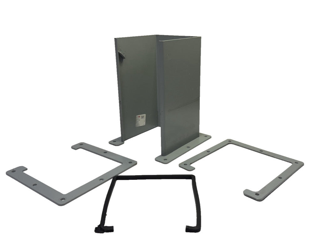 HOFFMAN TELESCOPE LAY-IN WIREWAY F66LA 6X6" GRAY STEEL
