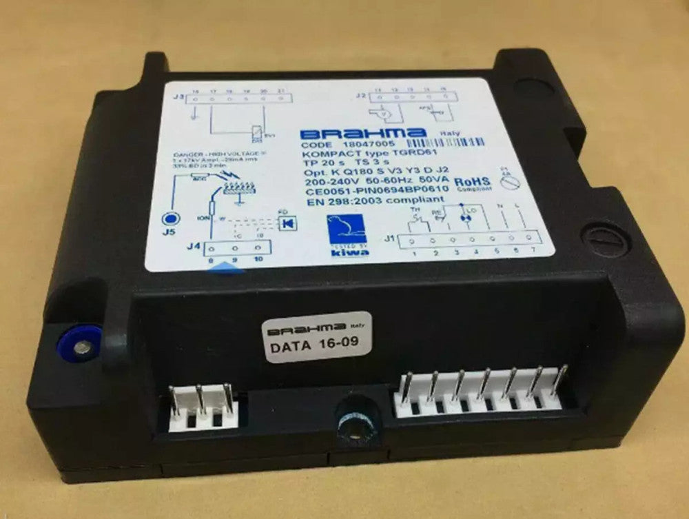 One Brand New Brahma TGRD61 Control Box Combustion Program for Burner Controller