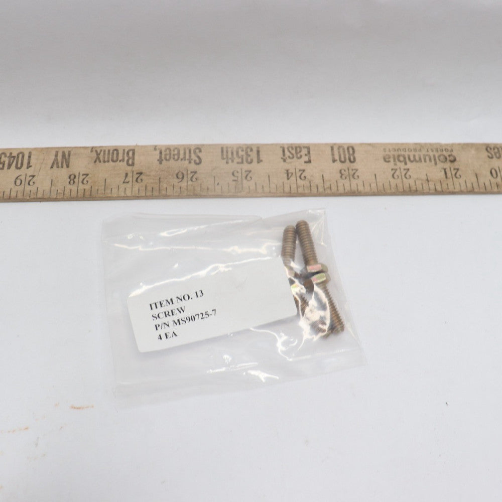(4-Pk) Standard Hexagon Head Cap Screw 1/4"-20MS90725-7