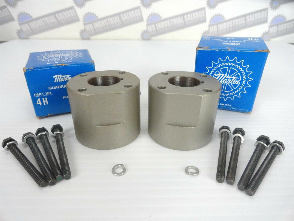 (LOT OF 2) MARTIN - 4H Quadra-Flex HUB - BORE SIZE: 7/8" (NEW in BOX)