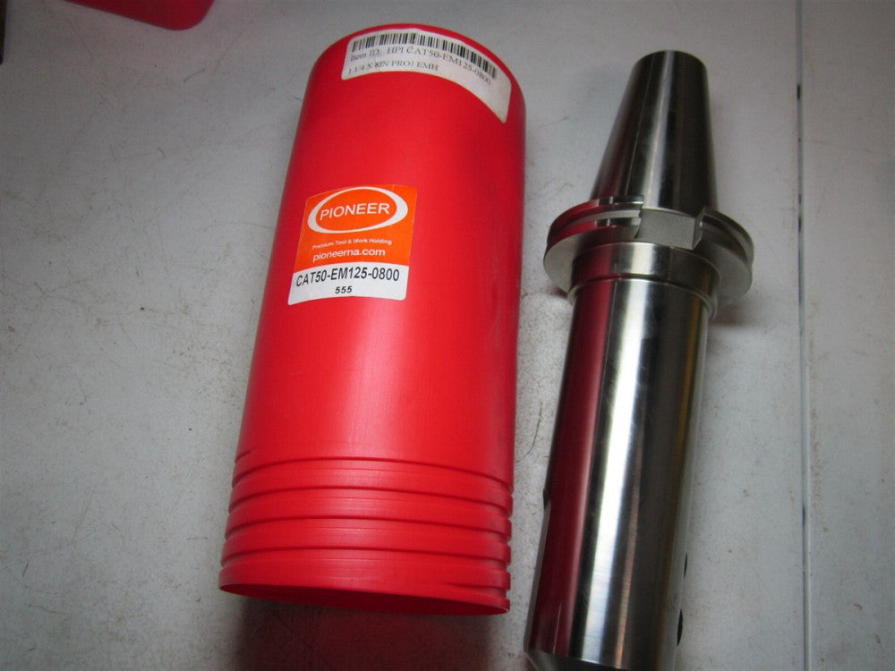Pioneer (555) CAT50-EM125-0800 High Speed Steel End Mill Holder