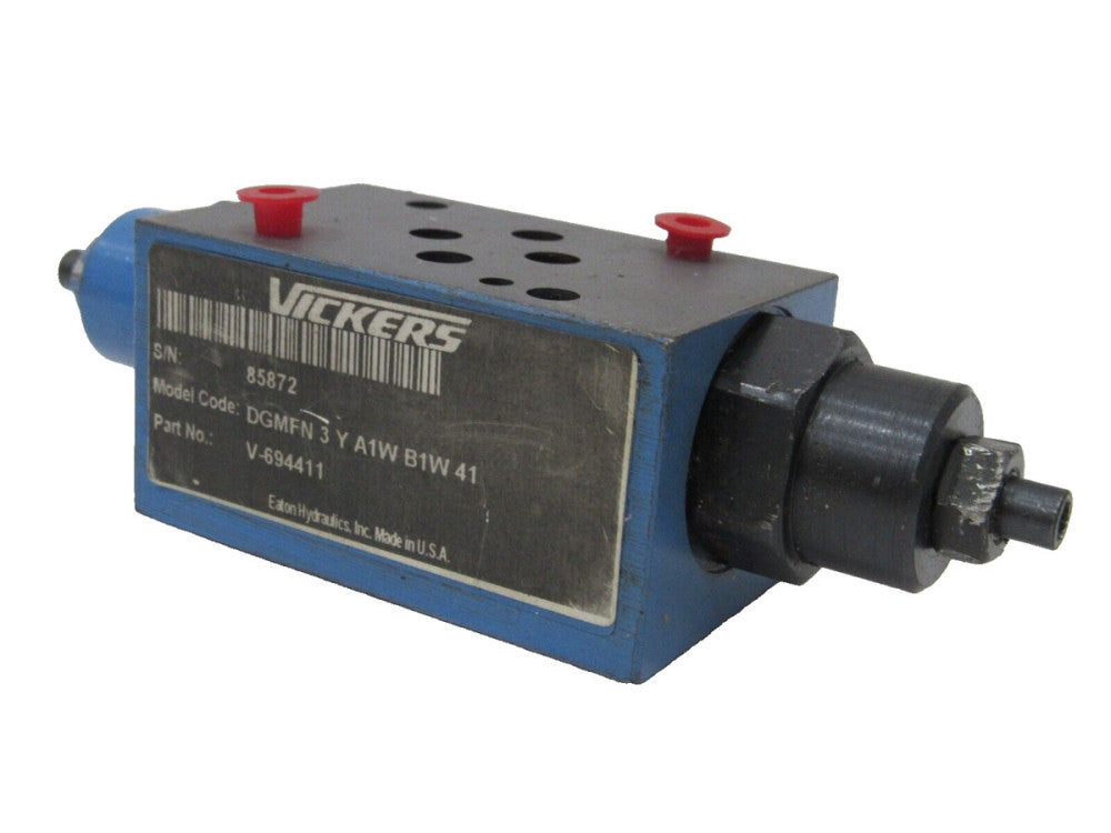 USED VICKERS DGMFN-3-Y-A1W-B1W-41 FLOW CONTROL VALVE DGMFN3YA1WB1W41