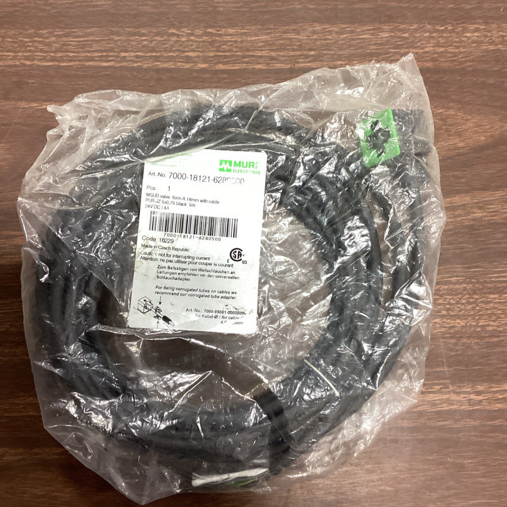 MURR ELEKTRONIK 7000-18121-6280500 MSUD VALVE WITH CABLE