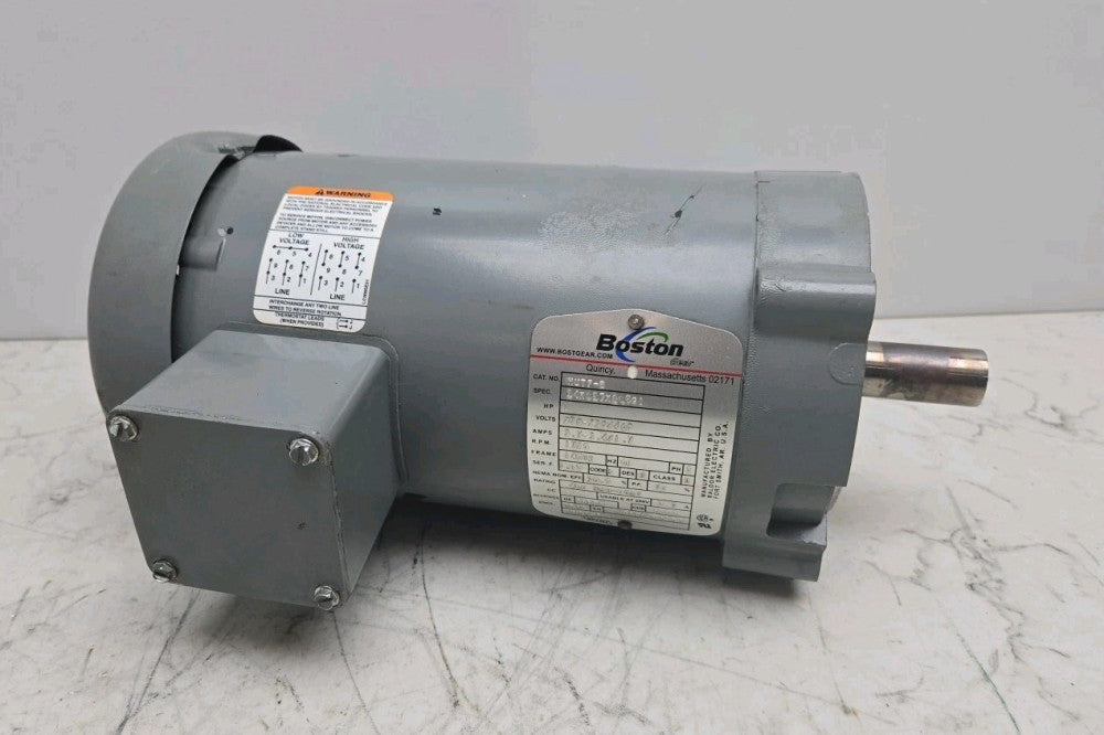 Boston Gear HUTF-B Gear Motor 1 Hp 1725 Rpm 208-230/460V 3 Phase 34K057X269G1