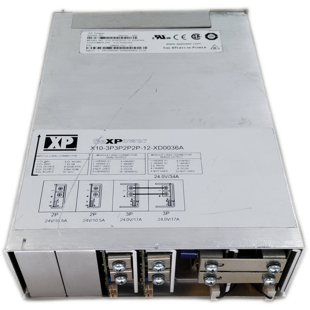 XP Power Flexpower X10-3P3P2P2P-12XD0036A-24V/10.5/17A
