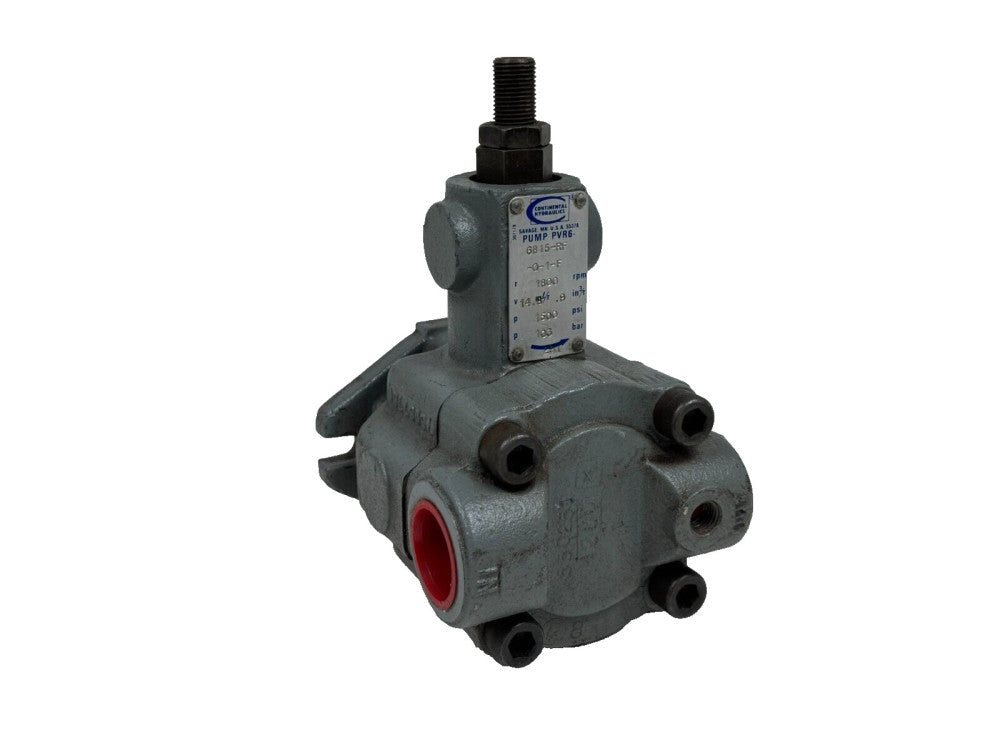 USED CONTINENTAL HYDRAULICS PVR6-6B15-RF-O-1-F VANE PUMP 1800RPM 1500PSI 103BAR